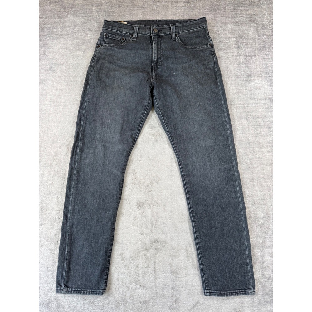Levis Jeans Mens 32x32 Black 512 Slim Taper Stretch Premium Denim 28833 0718